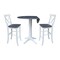 Whitewood Industries Extension Dining Tables, 45 in L, 38 in H, Parawood, 3 Piece Set K05-42DPT-27-S61332 - alternate 4