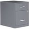 Nusparc File Cabinet - 14.2in Width x 18in Depth x 19in Height - 2 x Drawer(s) for File, Box - Letter - 25850 - alternate 3