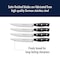 Henckels Forged Accent Set of 4 Steak Knife Set-Black 1011268 - alternate 8