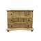 Homeroots 44" Natural Solid Wood Three Drawer Dresser 489227 - alternate 6
