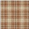 Homeroots 3' X 5' Brown Black And Beige Plaid Washable Indoor Outdoor Area Rug 597129 - alternate 8