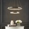 Jonathan Y Brice 24" 2-Light Modern Contemporary Metal Round Integrated LED Pendant, Chrome JYL7204C - alternate 9