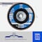 Pferd Flap Disc, 5" x 5/8-11, A SG STEELOX, 40 Grit, T27, Flat, Aluminum oxide 62258 - alternate 7