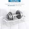 Fab Glass And Mirror Shower Caddy Pack of 5, white - Shower Organizer and Shelves for Efficient Shower Storage, Wall CDY5-WH - alternate 8