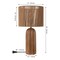 Jonathan Y Hazel 24" Bohemian Coastal Fluted Scalloped Cylinder Resin w/Hand-Woven Paper Rope Drum Shade L, 2PK JYL5511A-SET2 - alternate 6