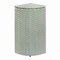 Happimess Chloe 15.56-Gallon All-Weather Wicker/Metal Corner Hideaway Outdoor Trash Can, Mint Blue/White HPM1200C - alternate 10