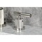 Kingston Brass Widespread Bathroom Faucet with Knurled Handle and Brass Pop-Up, Polished Nickel FSC8959KNL - alternate 6