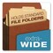 Pendaflex Extra-Wide Expanding Wallet, 5.25" Exp, 1 Section, Flap/Elastic Cord Closure, Letter, Redrope, 10PK 73186 - alternate 5