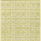Homeroots 8' X 10' Yellow And Ivory Geometric Washable Indoor Outdoor Area Rug 613816 - alternate 8