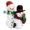Martha Stewart Holiday Plush Polar Bear and Snowman 4 Piece Ornament Set in White 97158.04 - alternate 6
