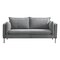 Homeroots 87" Gray Sofa With Black Legs 480910 - alternate 1
