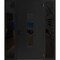 Vdomdoors Front Exterior Prehung Steel Door Ronex1477 Black Enamel 2 Sidelight Exterior Windows Sidelites RONEX1477EXD-BLK-W12+36+12xH80-LH-I - alternate 1