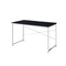 Homeroots 47" Black and Silver Writing Desk 491489 - alternate 5