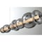 Euf Atomo, Chandelier, 3-Light, 74", Matte Black, Smoked Glass 47257-061 - alternate 5