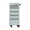 Viper Tool Storage 16-Inch 5-Drawer 18G Steel Rolling Tool/Salon Cart, White V1605WHR - alternate 1