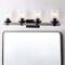 Jonathan Y Bungalow 32" 4-Light Iron/Seeded Glass Rustic Farmhouse LED Vanity Light, Black/Gray Oak Wood Finish JYL7510B - alternate 12