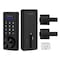 Philips Bluetooth Touchscreen Smart Deadbolt with Wi-Fi Bridge & Square Zinc Lever - Matte Black DDL240X15HBGZLB - alternate 1