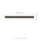 Ackland SereniSlats Saddle 9.5 in. x 120 in. Acoustic Wood Slat Wall Panel, 176PK AKM-W-SESA9.5X120SL-PL - alternate 9