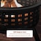 Pure Garden 25-Inch Round Outdoor Wood Burning Firepit/Fireplace, Black 50-FP189 - alternate 6