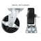 Hyw Products Heavy Duty Caster 6in Plastic Wheel, Swivel with Brake 40-60S-A1-HP-TB - alternate 3