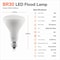 Euri Lighting BR30 LED Flood Bulb, 9W, 810 lm, 65W Eq., 3000K, E26, Dimmable, CEC/JA8, UL EB30-5000cec - alternate 6