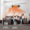 Dr Infrared Heater Black 1500-Watt Electric Carbon Infrared Space Heater Wall or Ceiling Mount with Remote Control DR-238 - alternate 7