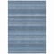 Homeroots 3' X 5' Denim Blue And Sky Blue Striped Washable Indoor Outdoor Area Rug 610582 - alternate 9