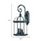 Homeroots Three Light Matte Black Eastern Lantern Wall Light 398391 - alternate 5