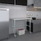 Amgood 24in D x 48in L Stainless Steel Open Base Table, 3in Casters AMG WT-2448-RCB-WHEELS-Z - alternate 7