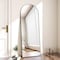 Simple Deluxe infinipower Arched Full Length Mirror, Floor Mirror with Stand, 59inx16in Standing or Leaning Full 3A88MIROGZ1659BLK - alternate 7