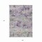 Homeroots 9' X 12' Lavender And Purple Striped Washable Indoor Outdoor Area Rug 609556 - alternate 9