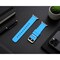 Elegani Rubber Band Compatible with Apple Watch 38mm, Light Blue, Silver Buckle OMGSWT-LBLU-38 - alternate 3