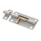 Prime-Line Door and Gate, Slide Barrel Bolt Latch 4 inch with Screws, Galvanized with Brass Bolt and Knob U 117573 - alternate 1