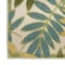 Homeroots 6' Green Yellow And Blue Palm Leaf Indoor Outdoor Runner Rug 548025 - alternate 7
