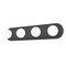 Afx Hollywood, 24" LED Vanity Light, 4 Light, Black HLWV240522LAJMVBK - alternate 1