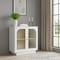 Homeroots 31in White Wood Accent Cabinet With Two Doors 716317 - alternate 7