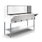 Koolmore Four Pan Open Well Electric Steam Table with Undershelf and Sneeze-Guard, . KM-OWS-4SG - alternate 8