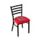 Holland Bar Stool Co BlackLogo Chair, VinylSeat L00418Stnfrd - alternate 1
