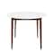 Homeroots 63" White And Brown Oval Dining Table 400751 - alternate 3