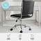 Martha Stewart Lulu Upholstered Office Chair in Black/Polished Nickel CH-240229-1-BK-MS - alternate 10