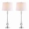 Jonathan Y Elizabeth 33" Crystal/Metal LED Table Lamp, Clear/Chrome, 2PK JYL2056A-SET2 - alternate 1
