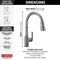 Delta Single Handle Pull-Down Kitchen Faucet 9190-KS-DST - alternate 3
