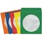 Maxell CD/DVD Storage Sleeves - Slide Insert - Paper, Plastic - Blue, Yellow, Green, Red, Orange 190132 - CD403 - alternate 1