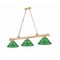 Z-Lite Cordon Heritage Brass 3 Light Billiard 2306-3HBR-ARG - alternate 1