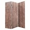 Homeroots 71" Brown Folding Three Panel Screen Room Divider 342771 - alternate 1