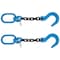 Mytee Products 1/2 inx2 ft Single Leg Chain Sling 15,000 Lbs WLL Oblong Link-to-Sling Hook Ends, 2PK CH122-12FH-OBL-G100x2 - alternate 1