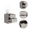 Homeroots 19" Wood One Drawer Nightstand 477915 - alternate 3