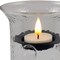 Homeroots 4" Clear Glass Tabletop Hurricane Candle Holder With Candle 483924 - alternate 5