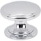 Designperfect 1-1/4 Diameter Round Cabinet Knob, Polished Chrome DPA-R18KPC - alternate 1
