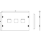 Siemens ALPHA 630 Universal Circuit breaker kit 3x 3VA10-11/100A/160A 3+4-pole 8GK6734-4KK23 - alternate 3